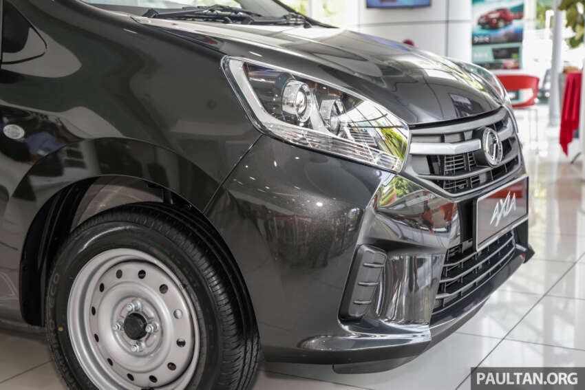 2023 Perodua Axia E launched, cheapest car in Msia at RM22k, RM300/month – old 2017 bumper, still no VSC 1627139