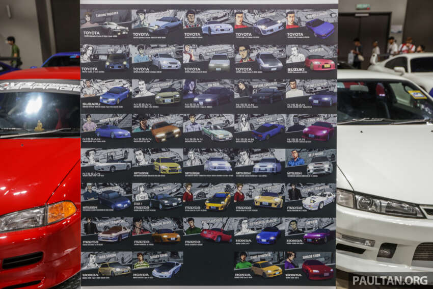 <em>Initial D</em> replica cars on display at Tokyo Auto Salon Kuala Lumpur 2023 – Panda Trueno, RedSuns RX-7s 1624300