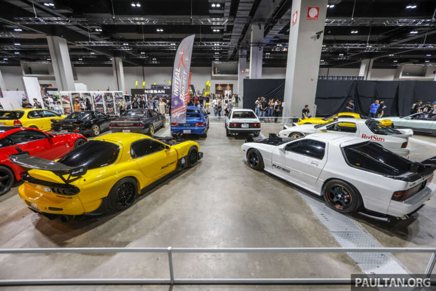 <em>Initial D</em> replica cars on display at Tokyo Auto Salon Kuala Lumpur 2023 – Panda Trueno, RedSuns RX-7s 1624308