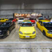 <em>Initial D</em> replica cars on display at Tokyo Auto Salon Kuala Lumpur 2023 – Panda Trueno, RedSuns RX-7s