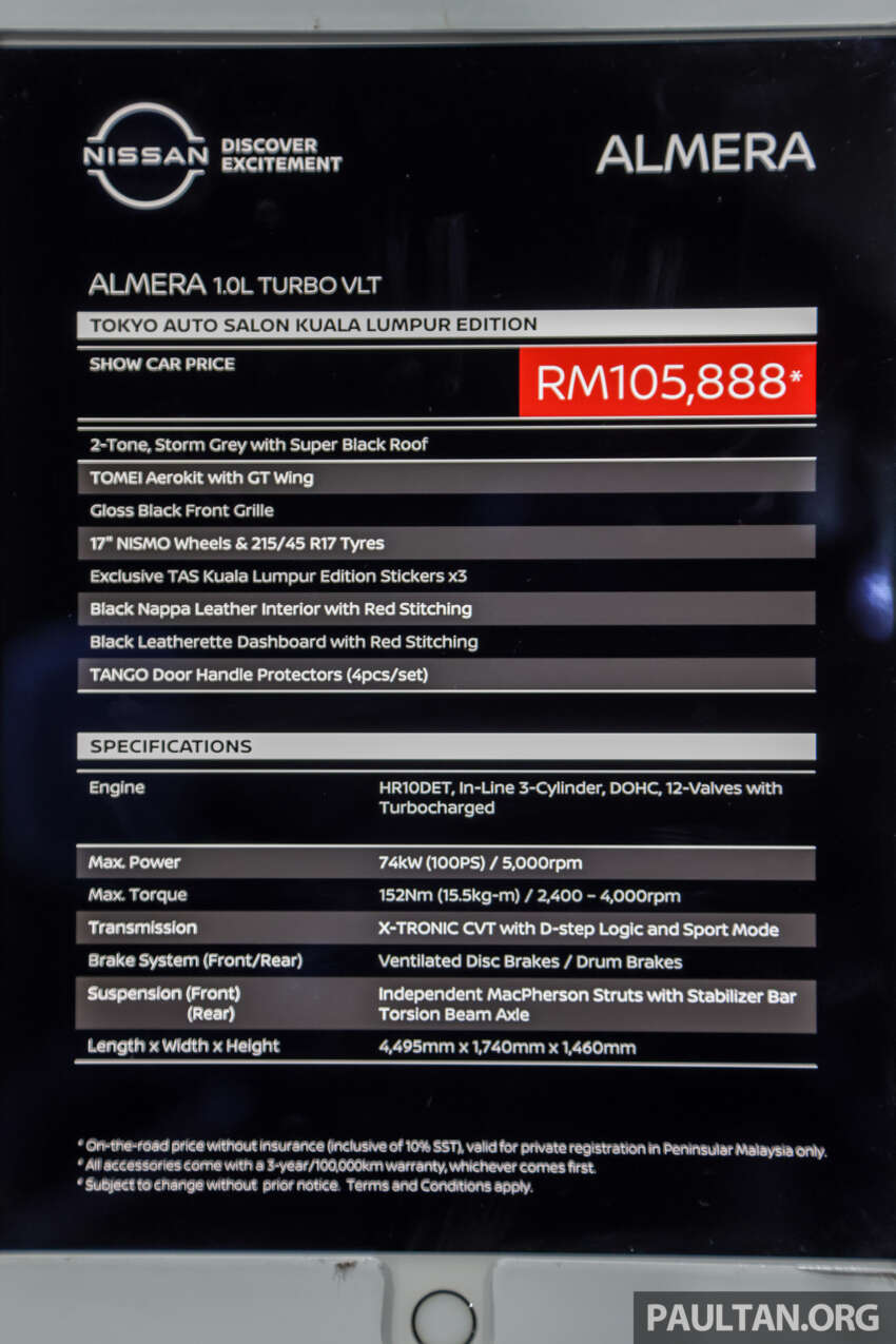 Nissan Almera, Leaf, Serena and X-Trail Tokyo Auto Salon KL Edition – one-off dressed-up cars for sale 1624107