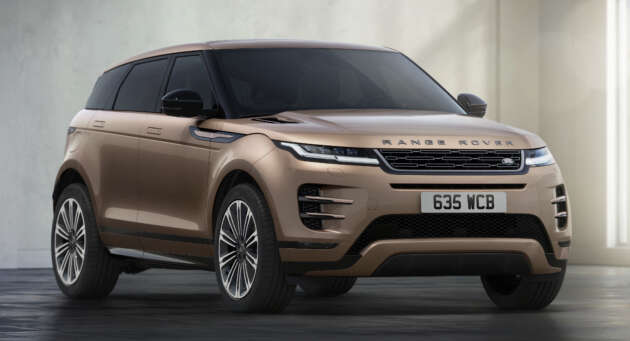 Range Rover Evoque facelift launching in Malaysia in Jan 2024 – updated exterior, new 11.4-inch screen