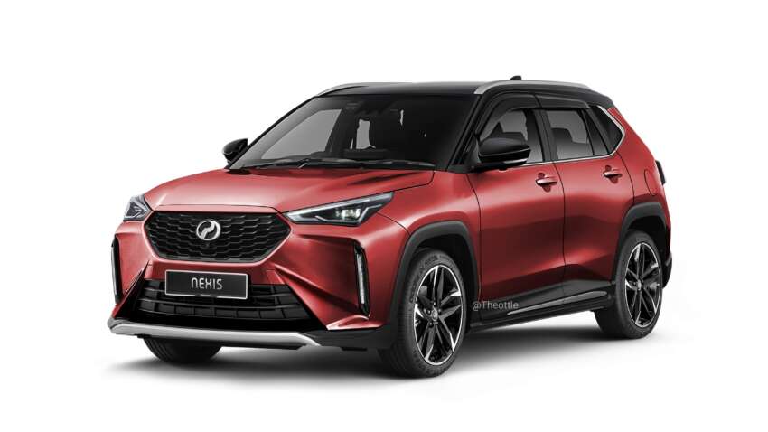 Perodua Nexis dibayangkan dari Toyota Yaris Cross – rupa paling hampir untuk pesaing baru Proton X50? 1628915