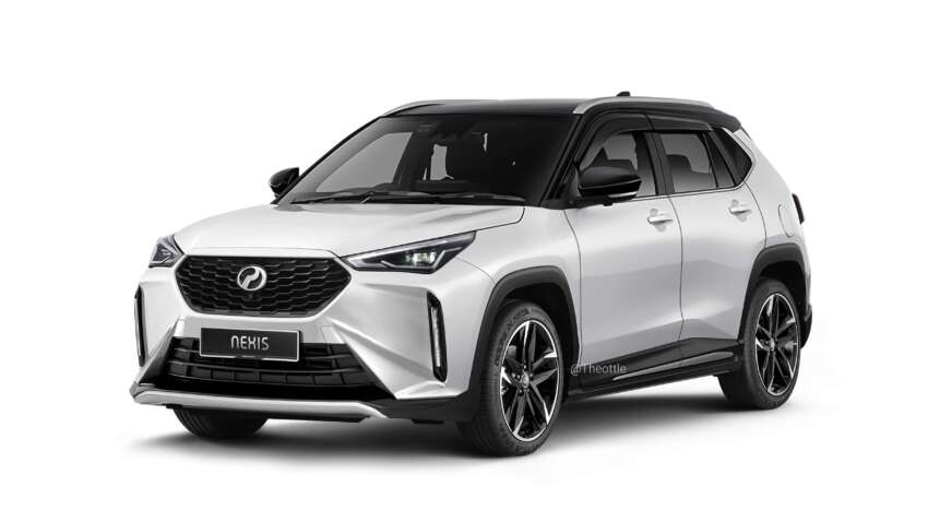 Perodua Nexis dibayangkan dari Toyota Yaris Cross – rupa paling hampir untuk pesaing baru Proton X50? 1628956