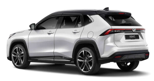 Perodua Traz rendered based on Toyota Yaris Cross – DNGA D66B to rival B-segment Proton X50?