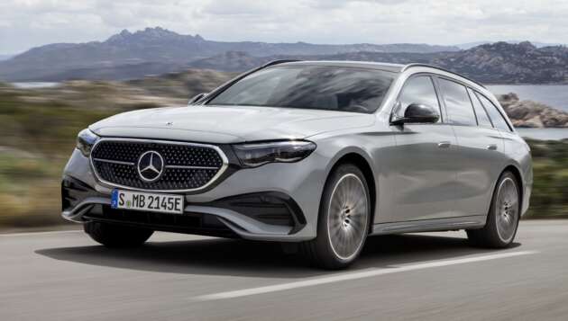2023 Mercedes-Benz E-Class Estate – new S214 offers more boot space, interior room; mild hybrid & PHEV