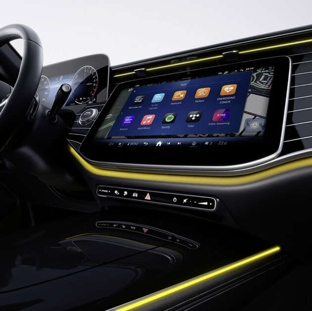 W214 E-Class – this is what the standard dashboard looks like without the Superscreen option