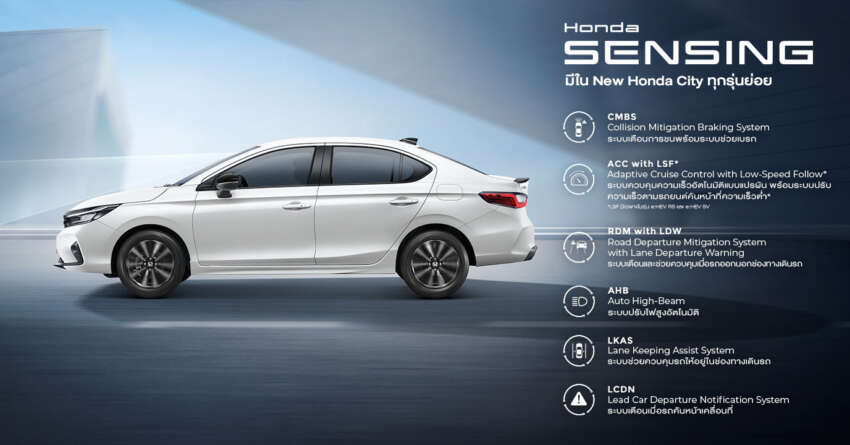 2023 Honda City facelift launched in Thailand – visual, kit changes; Honda Sensing for all variants; fr RM84k 1636733