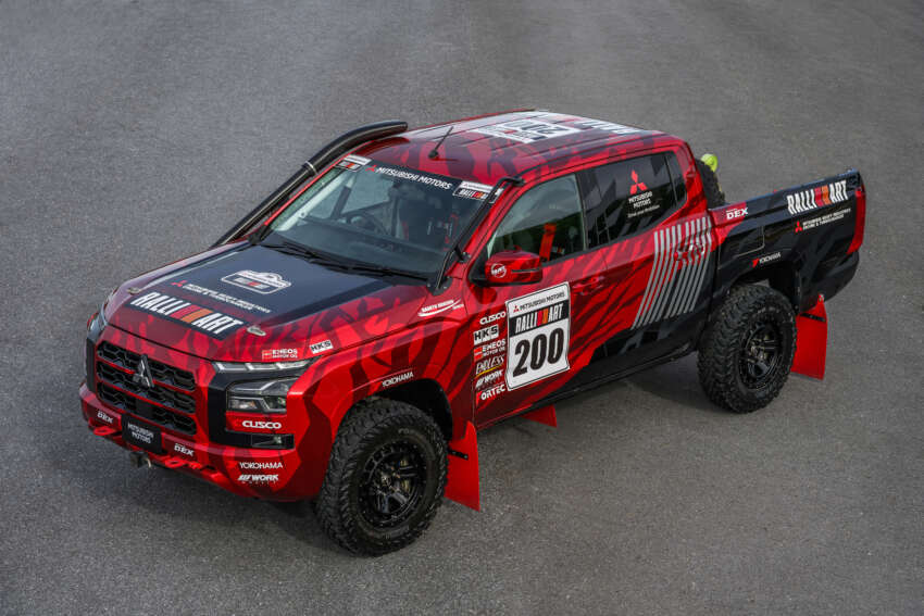 New Mitsubishi Triton Group T1 for AXCR 2023 debuts – rally racer to be supported by ruggedised Delica D:5 1648933