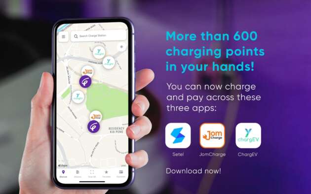 Gentari partners with JomCharge, chargEV for roaming network – access 600 chargers with Setel app
