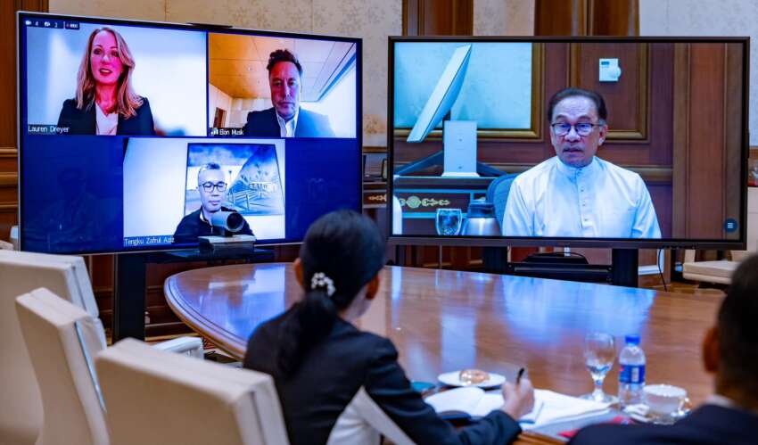 Prime minister Anwar Ibrahim meets with Tesla CEO Elon Musk via video call – EV brand launching July 20 1640919