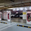 First Tesla Supercharger station in Malaysia located at Pavilion KL – eight charging bays in B1 parking area