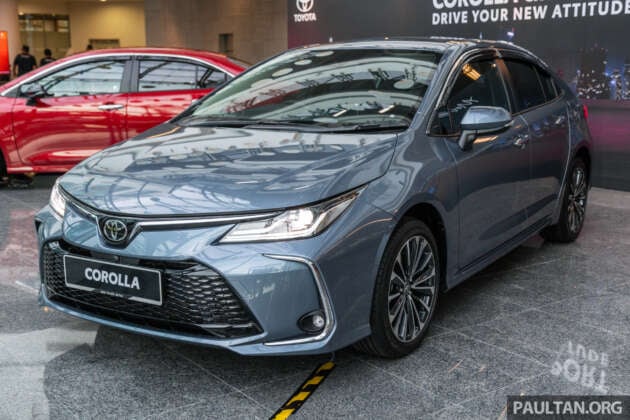 2023 Toyota Corolla updated in Malaysia – new 12.3-inch instrument display, USB-C, wheels; from RM140k