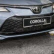 2023 Toyota Corolla updated in Malaysia – new 12.3-inch instrument display, USB-C, wheels; from RM140k