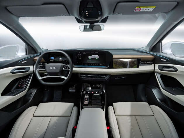 2024 Audi Q6 e-tron EV has three displays, AR head-up display, Android-based software; coming to Malaysia