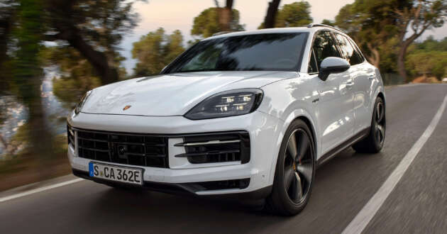 2024 Porsche Cayenne S E-Hybrid revealed – 519 PS, 750 Nm; 0-100 km/h in 4.7s; EV range up to 90 km