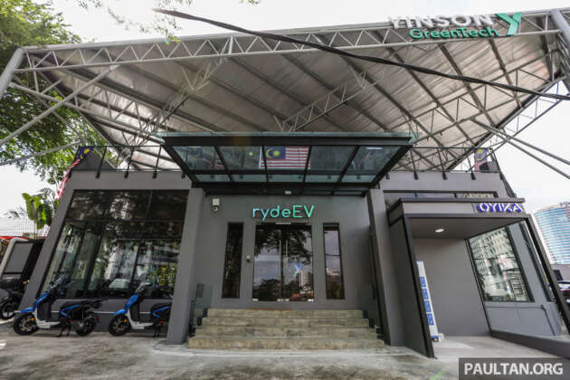Yinson Greentech’s RydeEV – lease an electric bike from RM250/month with unlimited battery swapping