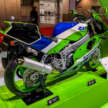 2024 Kawasaki Ninja ZX-10R and ZX-4RR 40th Anniversary Editions seen at the Japan Mobility Show