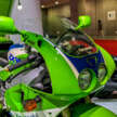 2024 Kawasaki Ninja ZX-10R and ZX-4RR 40th Anniversary Editions seen at the Japan Mobility Show