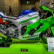 2024 Kawasaki Ninja ZX-10R and ZX-4RR 40th Anniversary Editions seen at the Japan Mobility Show