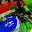 2024 Kawasaki Ninja ZX-10R and ZX-4RR 40th Anniversary Editions seen at the Japan Mobility Show