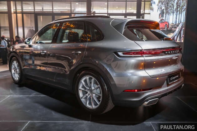 2024 Porsche Cayenne E3 facelift CKD launched in Malaysia; more power, new look inside/out; RM600k