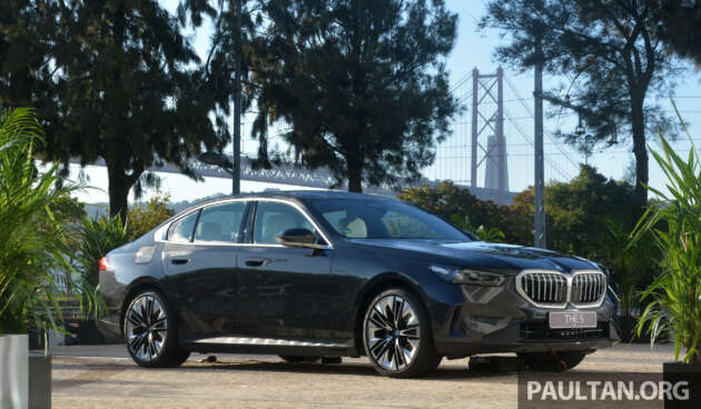 2024 BMW 530e PHEV – live pics of G60 plug-in hybrid, 100 km EV range, more power, the best of both worlds