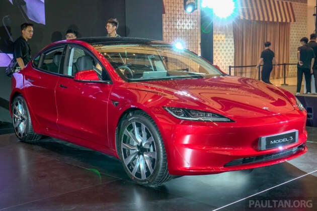 Tesla Model 3 Highland facelift launched in Malaysia – 513 km SR RM189k, 629 km Long Range RM218k