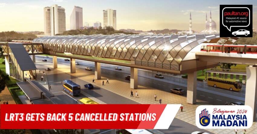 Budget 2024: LRT3 gains back five stations – Temasya, Tropicana, Raja Muda, Bkt Raja, Bdr Botanik; RM5.3 bil 1680492