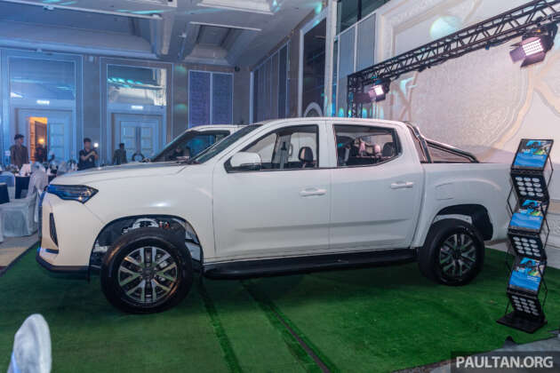 Maxus T90 EV previewed in Malaysia – electric pick-up with 330 km range; late 2023 launch; from RM220k est