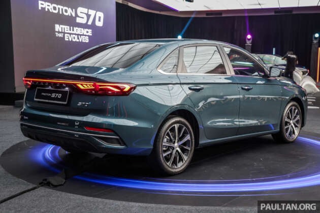 Proton S70 2024 dilancar di Malaysia — empat varian; 1.5T 7DCT; bersaing harga Vios/City, RM74k-RM95k