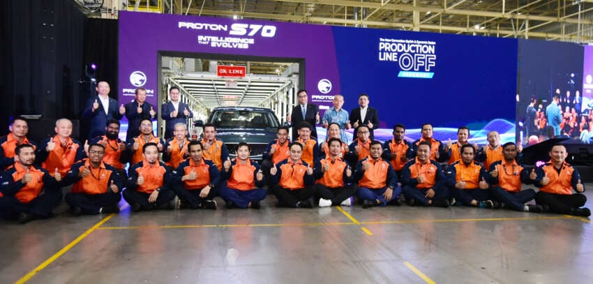 Proton S70 sedan production has started – 1.5L Turbo, DCT; C-segment confirmed; bookings now open 1688678