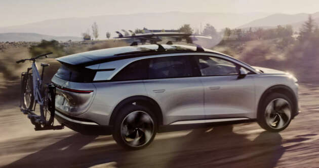 Lucid Gravity EV SUV debuts – over 800 hp, 704 km range, production end-2024; from RM374,400 in US