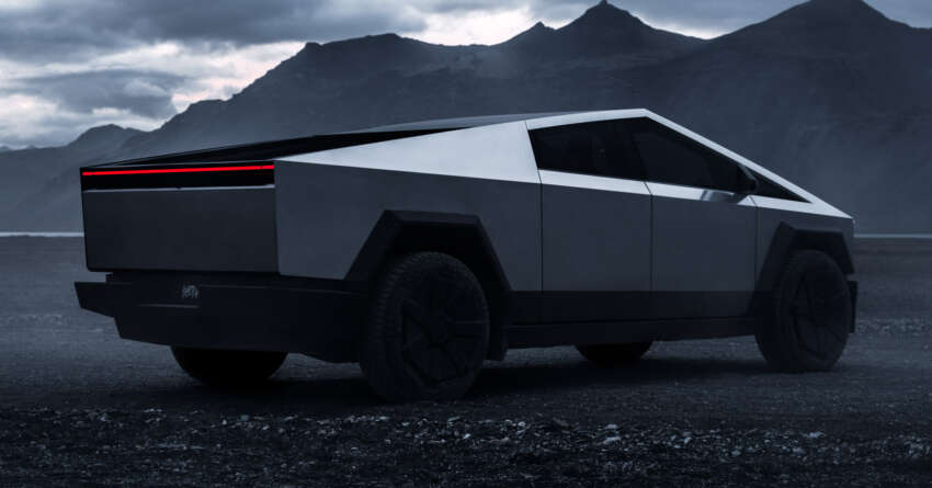 2024 Tesla Cybertruck debuts – EV pick-up truck with up to 857 PS, 756 km EV range; bulletproof body 1702402