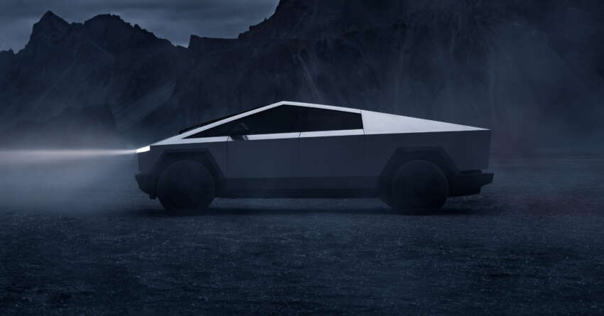 2024 Tesla Cybertruck debuts – EV pick-up truck with up to 857 PS, 756 km EV range; bulletproof body 1702403