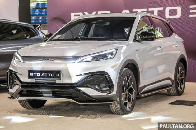 BYD Atto 3 EV 2024 dikemaskini di Thai – skrin 15.6″, kabin hitam, penghidup enjin pintar, 18% lebih murah