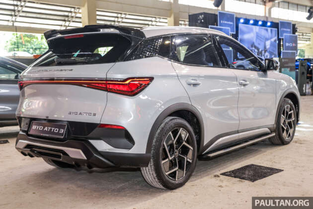 BYD Atto 3 EV 2024 dikemaskini di Thai – skrin 15.6″, kabin hitam, penghidup enjin pintar, 18% lebih murah