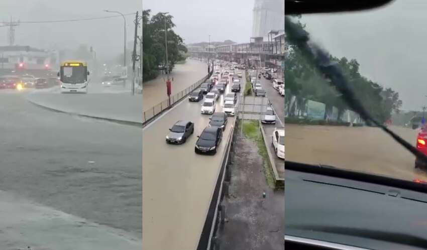 Several areas within Johor Bahru hit by flash floods 1704208