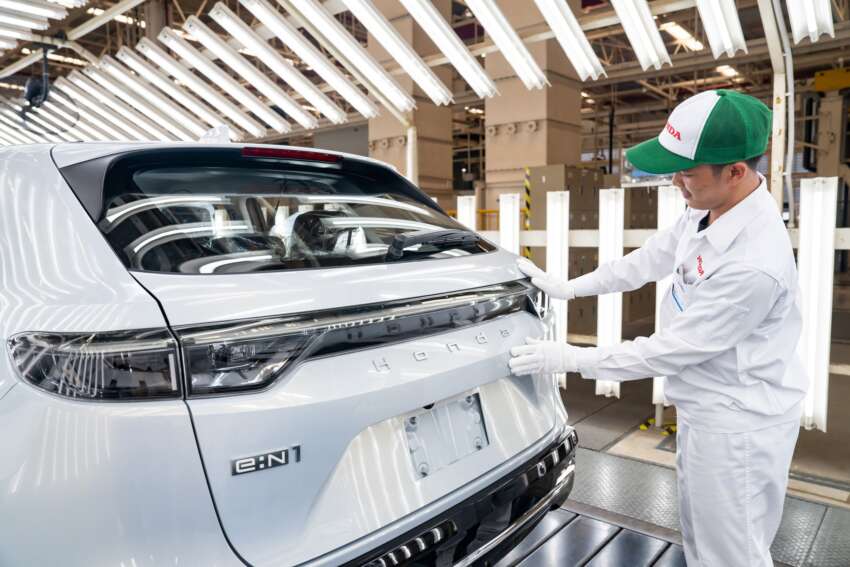 Honda e:N1 EV production starts in Thailand – ‘electric HR-V’ is 1st CKD Japanese BEV there, on sale Q1 2024 1707552