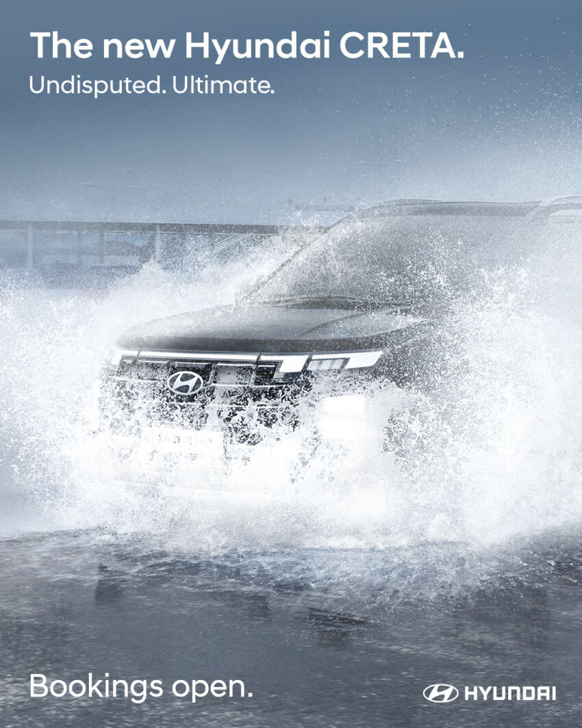 2024 Hyundai Creta facelift teased in India – B-SUV gets angular front/rear, full-width LEDs, new interior 1711903