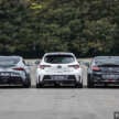 Toyota Gazoo Racing family in Malaysia – GR Corolla meets sports car siblings GR86 and GR Supra