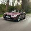 2024 G82 BMW M4, G83 M4 Convertible facelifts – revised styling, kit; Competition variants up to 530 PS