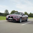 2024 G82 BMW M4, G83 M4 Convertible facelifts – revised styling, kit; Competition variants up to 530 PS