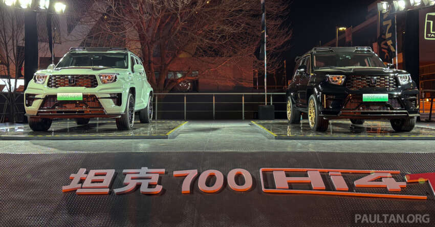2024 GWM Tank 700 Hi4-T launched in China – PHEV off-roader with 523 PS, 800 Nm; 100 km EV range 1733884