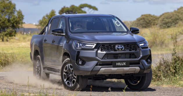 Toyota Hilux with V-Active 48V mild-hybrid technology – smoother, more efficient; from RM170k in Australia