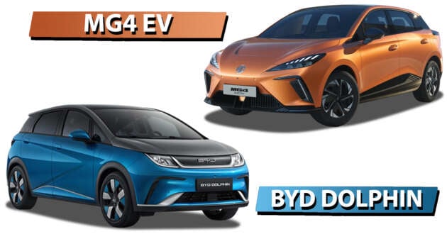 MG4 vs BYD Dolphin Malaysia comparison – Chinese entry-level EV hatchbacks go head-to-head