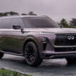 2025 Infiniti QX80 debuts in the US with concept car looks – three-row SUV; 450 hp 3.5L twin-turbo V6, 9AT