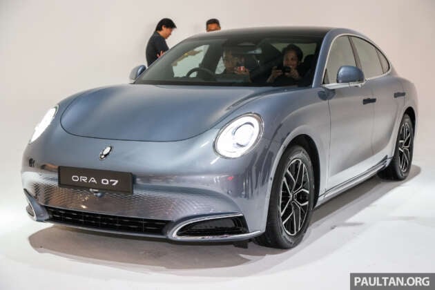 2024 Ora 07 previewed in Malaysia – two variants, up to 640 km EV range; Tesla Model 3, BYD Seal rival