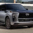 2025 Infiniti QX80 debuts in the US with concept car looks – three-row SUV; 450 hp 3.5L twin-turbo V6, 9AT