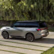 2025 Infiniti QX80 debuts in the US with concept car looks – three-row SUV; 450 hp 3.5L twin-turbo V6, 9AT